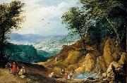 MOMPER, Joos de Extensive Mountainous Landscape Spain oil painting artist